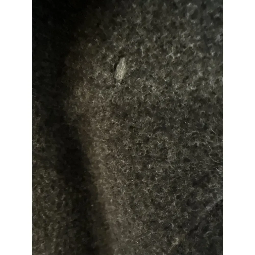 Vintage Herman Kay Coat Gray Wool Zip & Button Hooded Classic Heavy Size Large - Picture 10 of 10